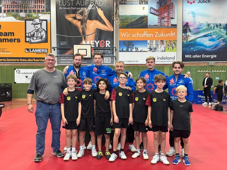 Unsere Jugendabteilung als Einlaufkinder